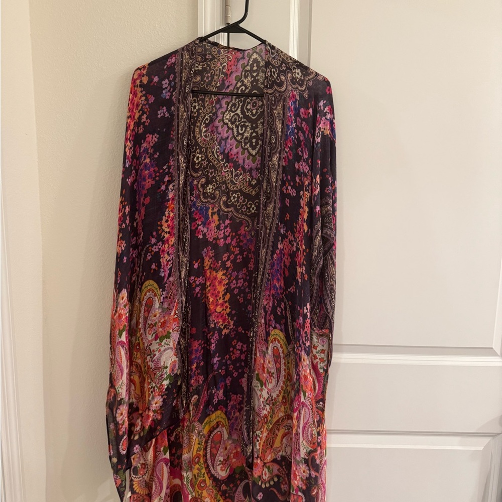 Colorful Paisley Kimono